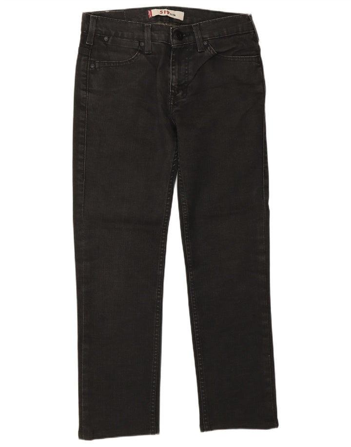 LEVI'S Womens 519 Slim Jeans W29 L32 Grey Cotton