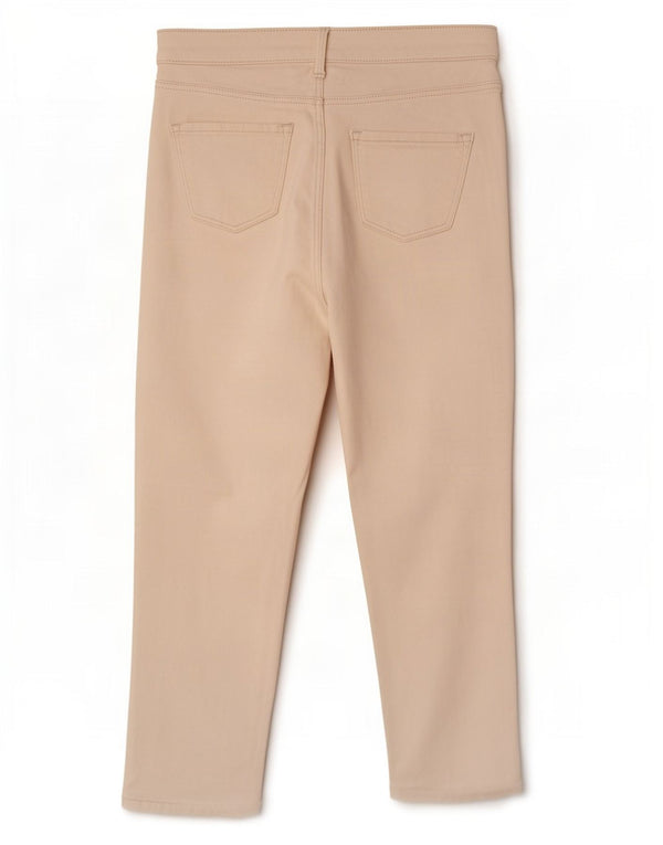 Женские укороченные брюки Marks & Spencer UK 12 Medium W28 L21 Off White