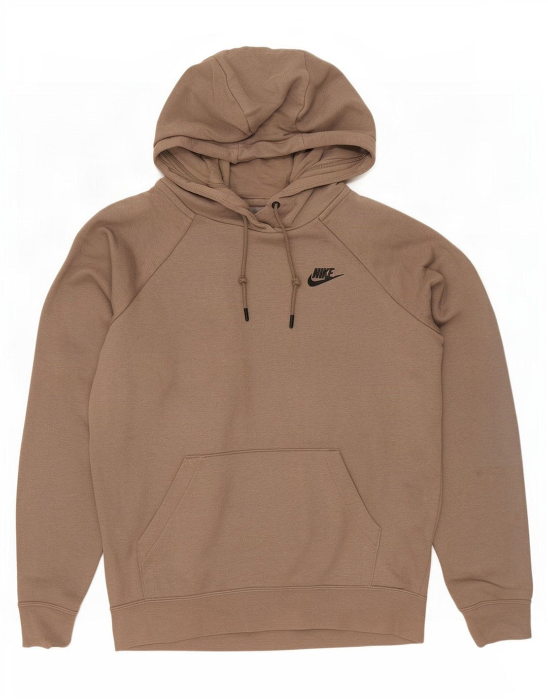 Męski sweter z kapturem Nike, mały, brązowy, bawełniany