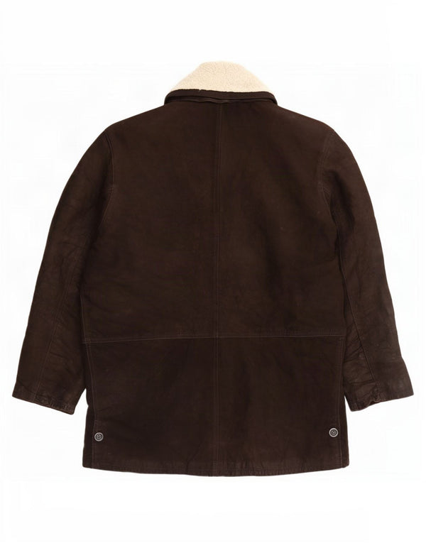 Lavorazione Artigiana Veste en Cuir Homme IT 48 Marron Moyen