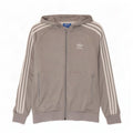 Adidas Mens Zip Hoodie Sweater Small Grey Polyester