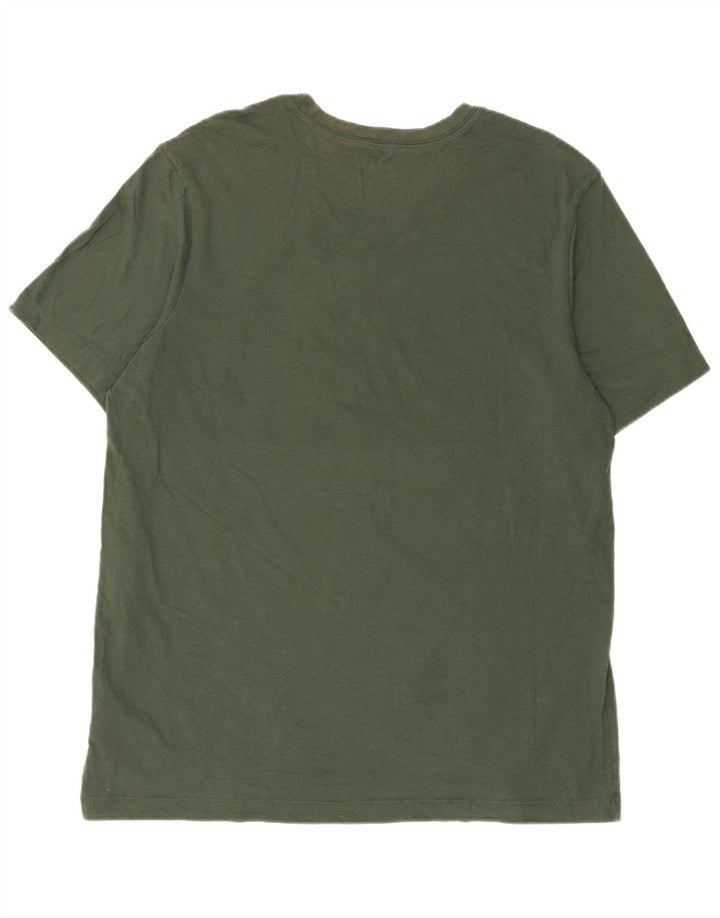 Nike Mens Graphic T-Shirt Top Large Green Cotton