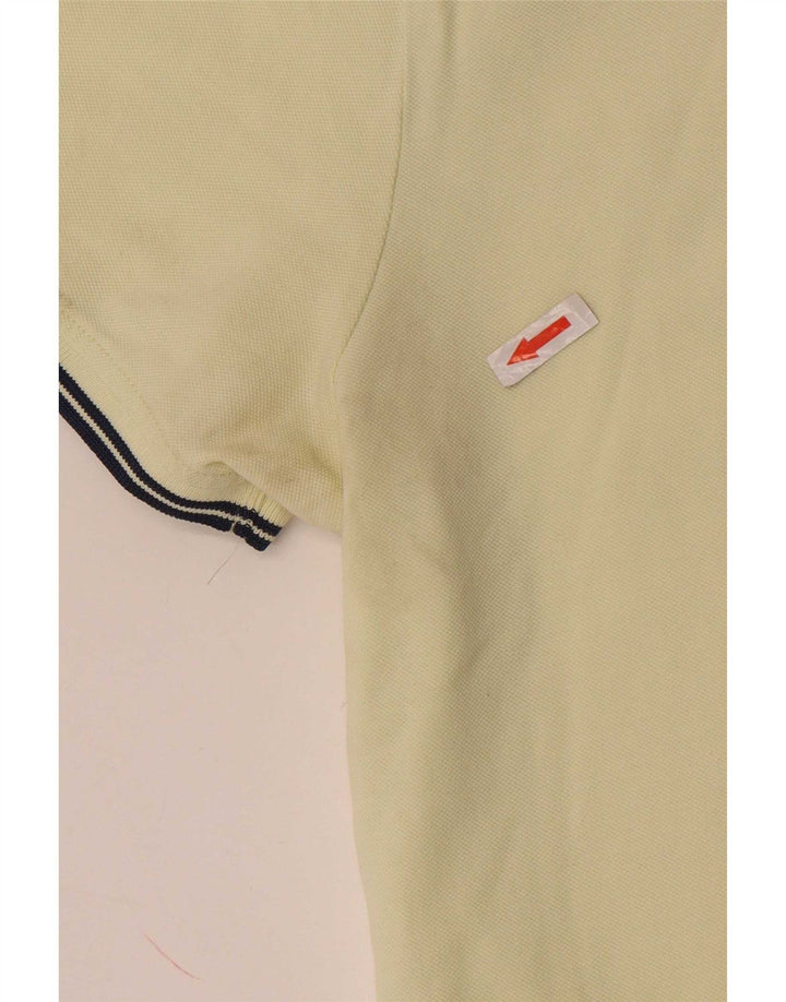 Blauer Herren Poloshirt XL Gelb Baumwolle