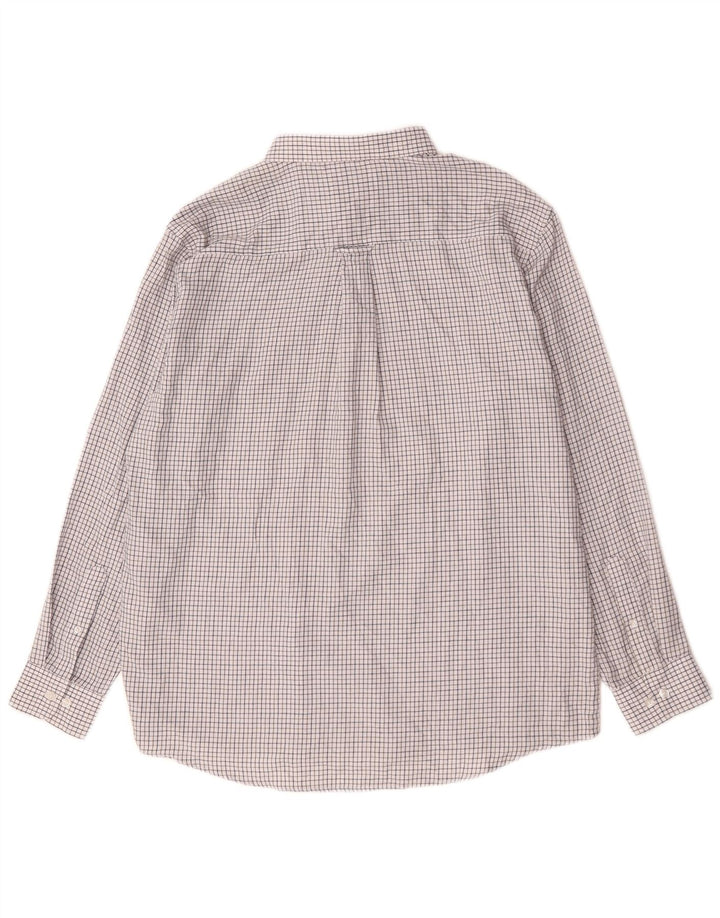 James Pringle Chemise Homme XL Blanc Carreaux Polyester