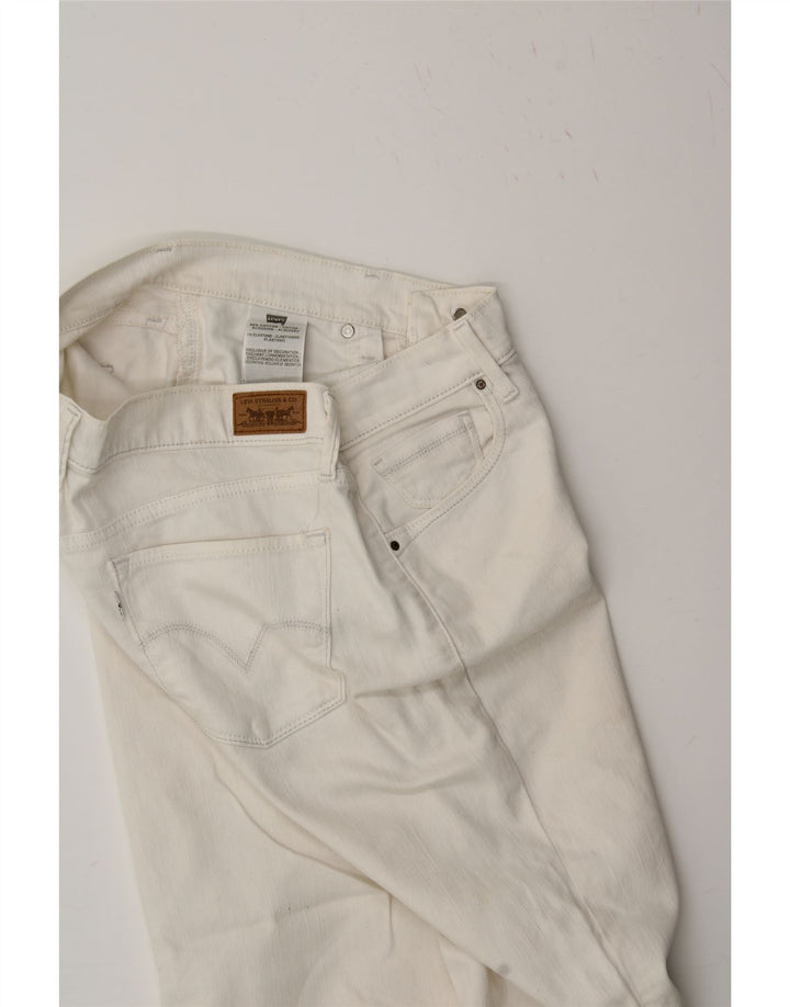 LEVI'S Womens Capri Jeans US 6 Medium W30  Off White Cotton Vintage Levi's and Second-Hand Levi's from Messina Hembry 