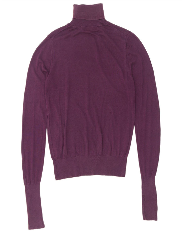 Zara Pull Col Roulé Homme Violet Moyen