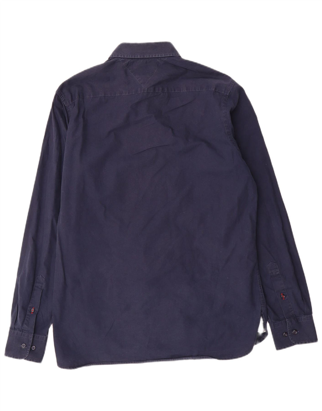 Tommy Hilfiger Camisa Custom Fit para Hombre Azul Marino Mediano