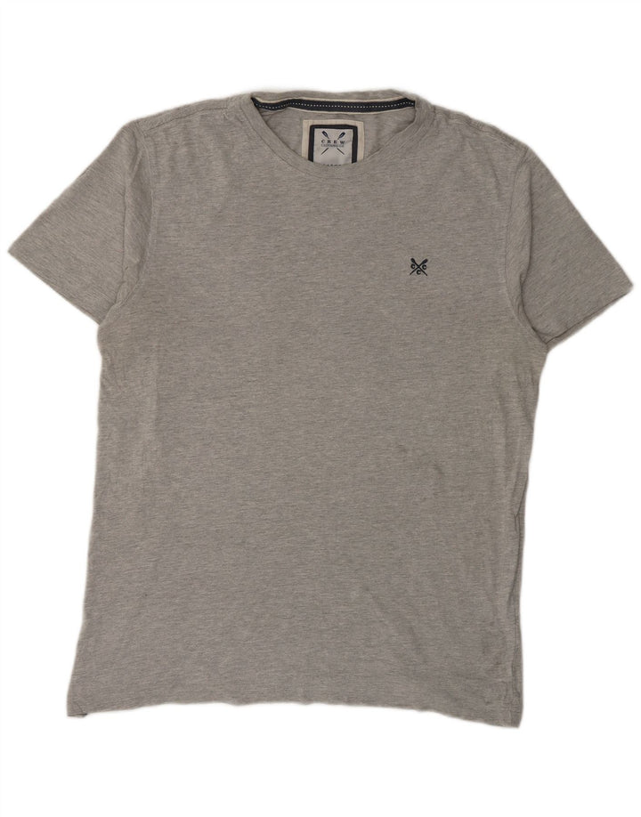 Crew Clothing Mens T-Shirt Top Large Grey Cotton