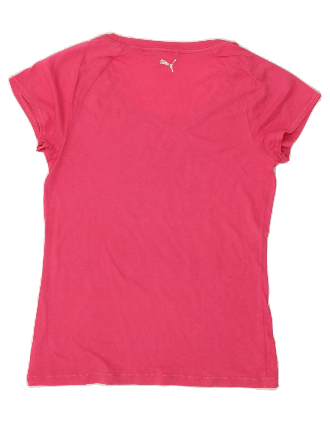 PUMA Womens Graphic T-Shirt Top UK 14 Medium Pink Vintage Puma and Second-Hand Puma from Messina Hembry 