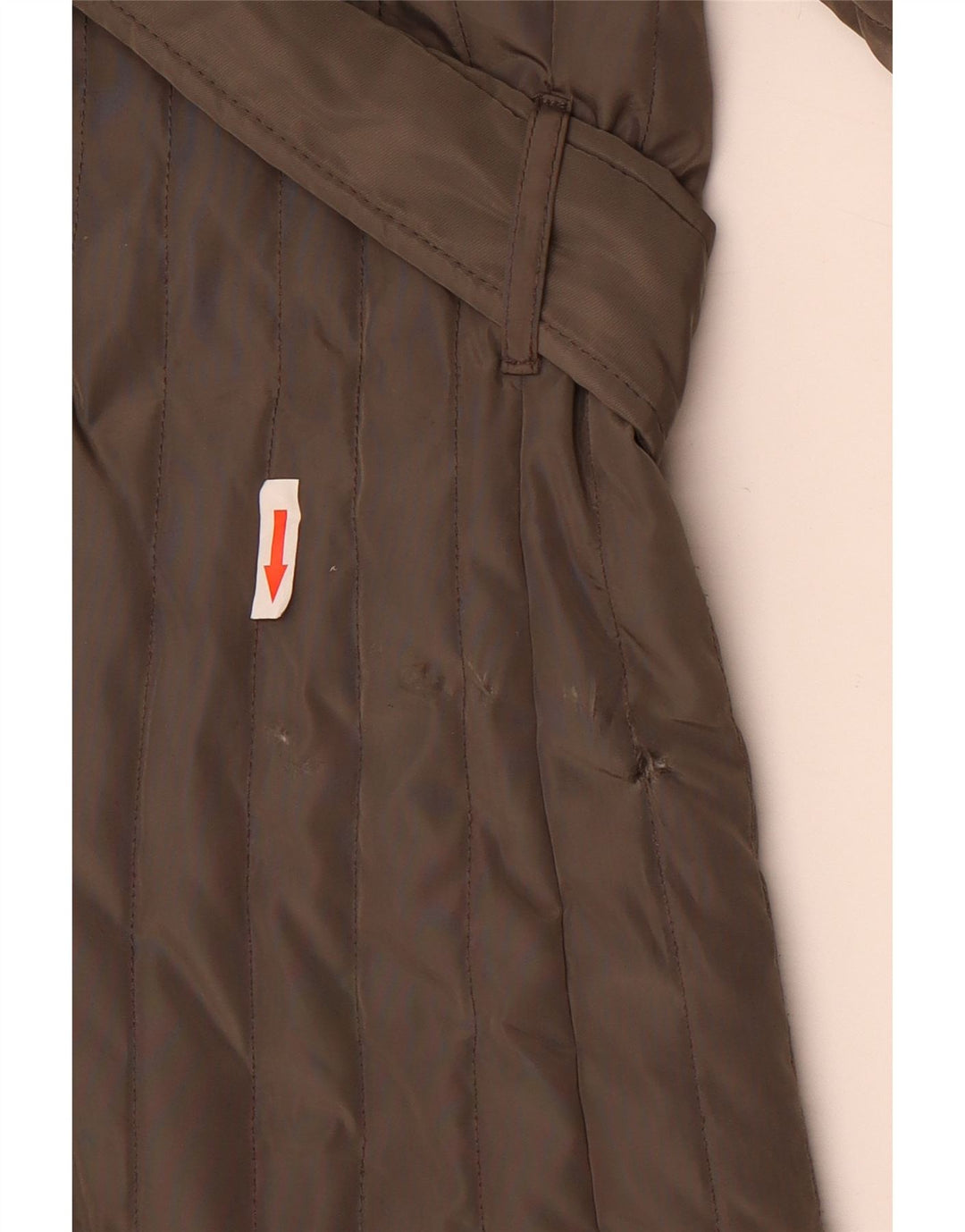 Michael Kors Quiltet jakke til kvinder UK 18 XL Brun Polyester