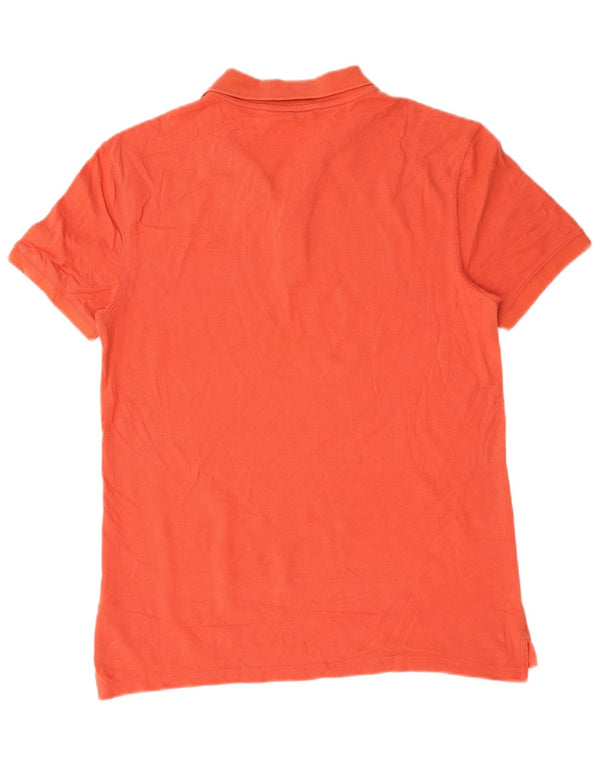 Calvin Klein Jeans Herre Regular Fit Polo Shirt Medium Orange Bomuld
