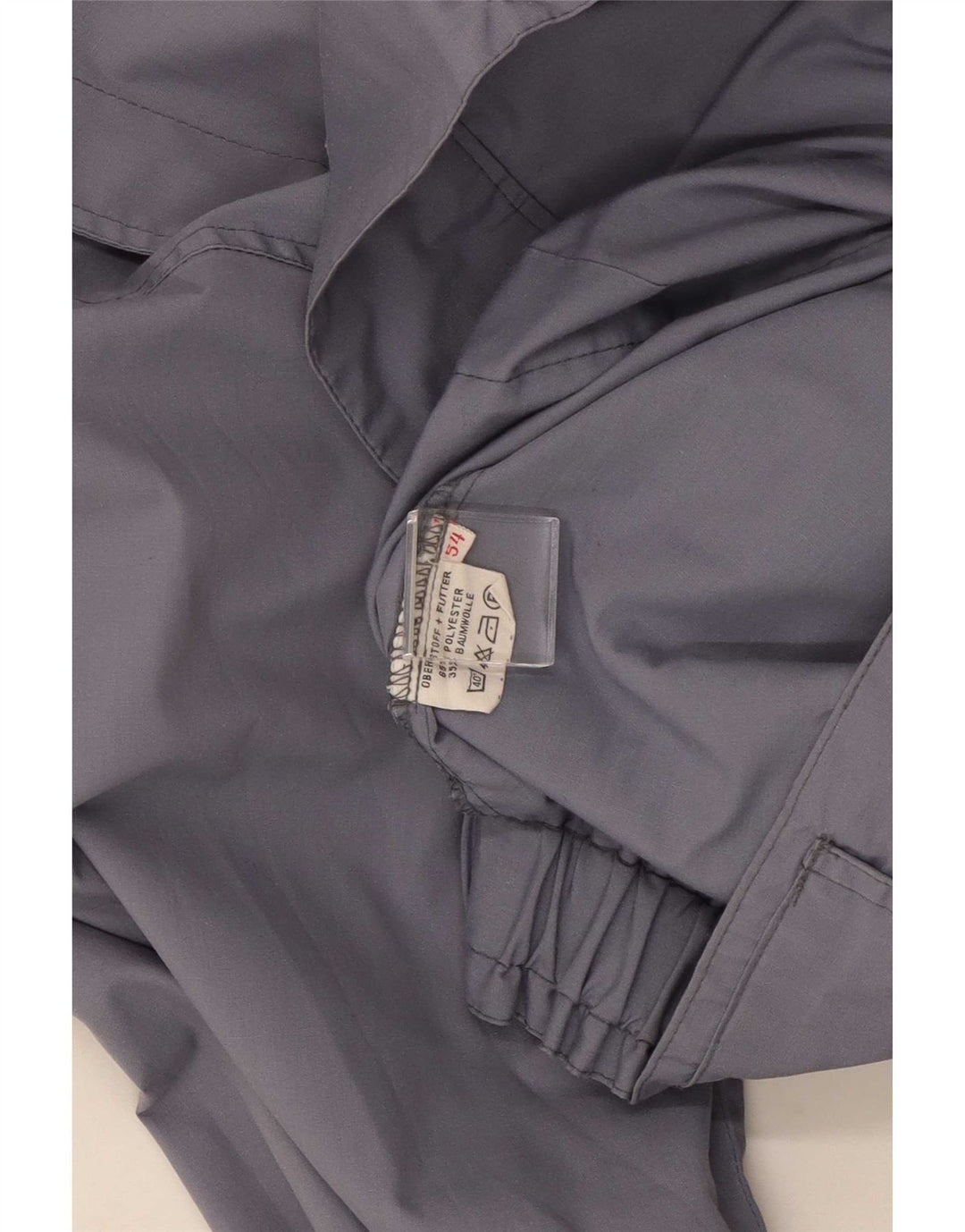 Chaqueta utilitaria vintage para hombre IT 54 2XL Poliéster azul