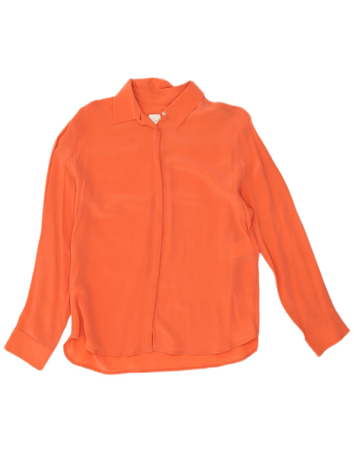 Camicetta camicia da donna Intrend UK 10 piccola seta arancione