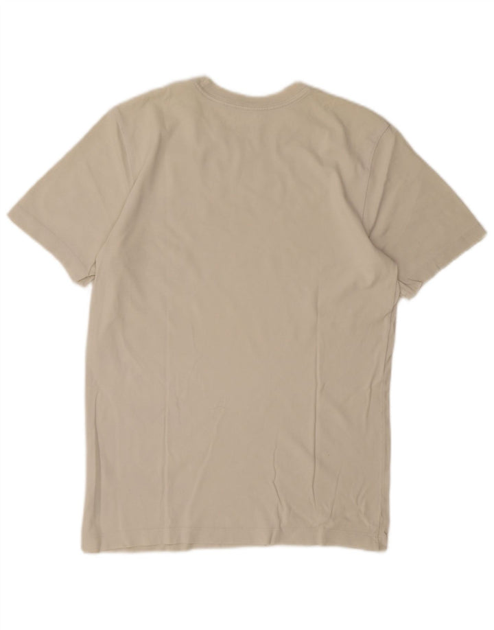 Jordan Mens Graphic T-Shirt Top Small Off White Cotton