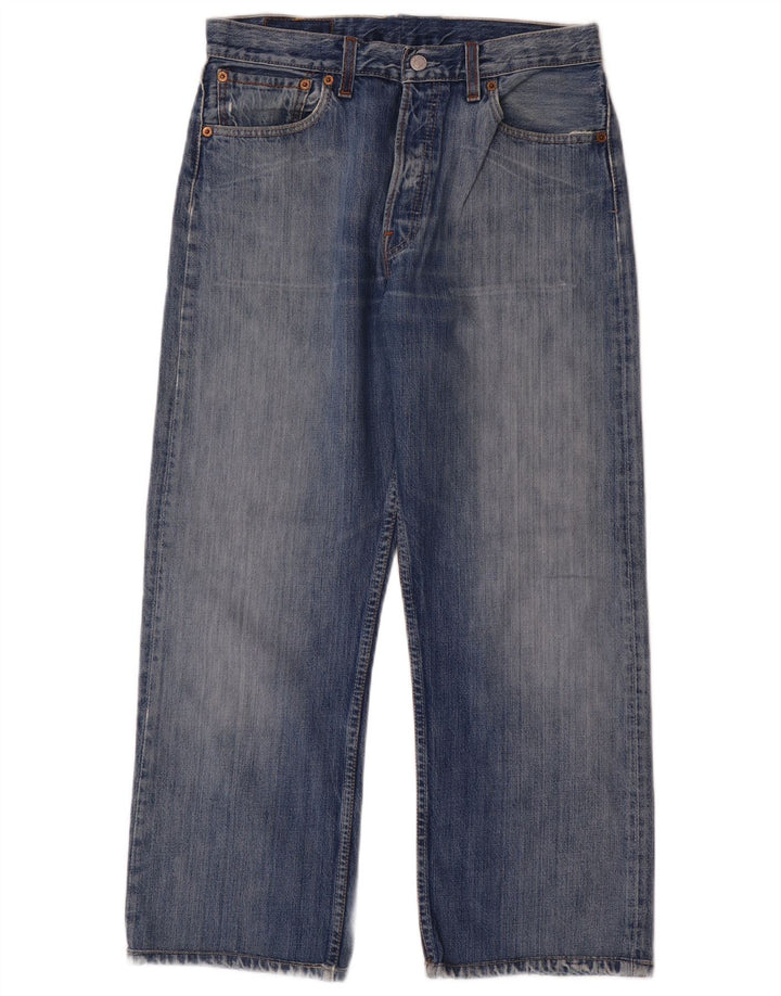 Levi's Mens 501 Straight Jeans W33 L27 Blue Cotton