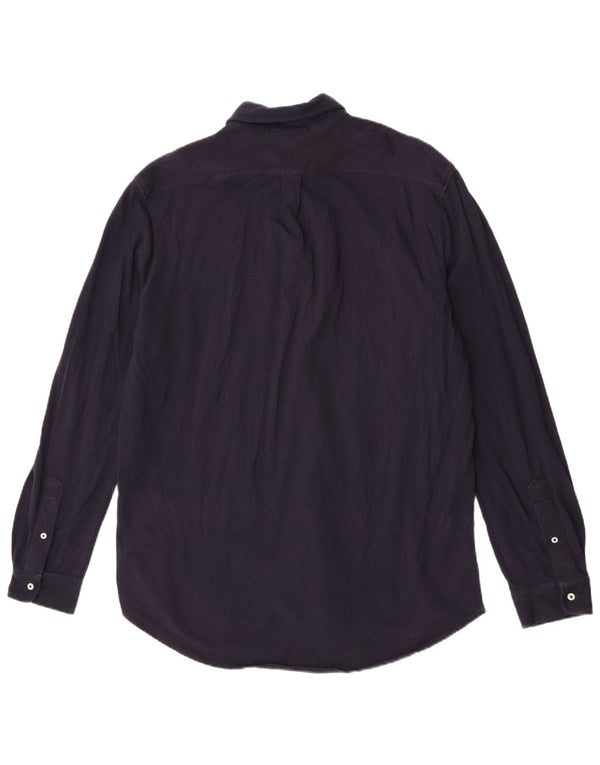 Ralph Lauren Mens Shirt XL Navy Blue Cotton