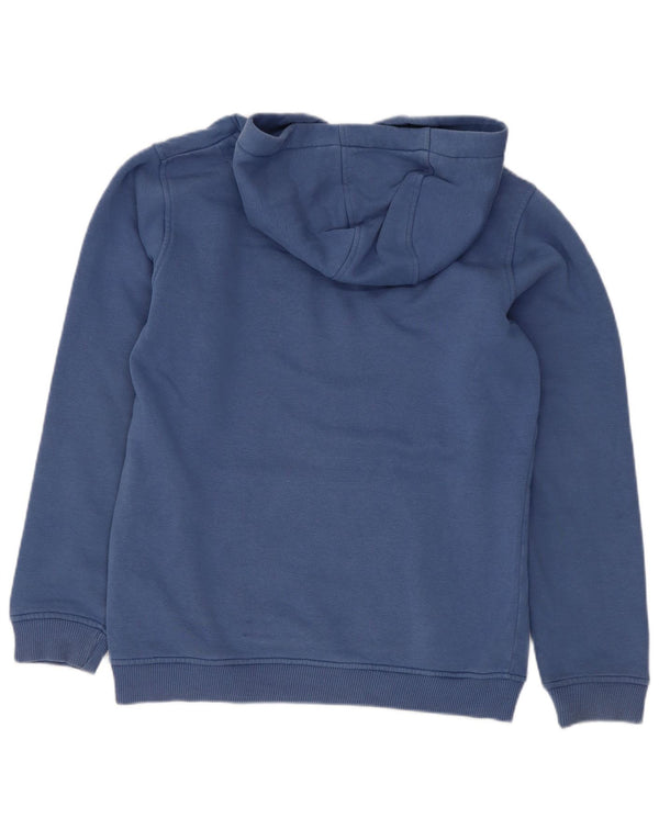 Jack Wills Grafisk hættetrøje til drenge 10-11 år blå bomuld
