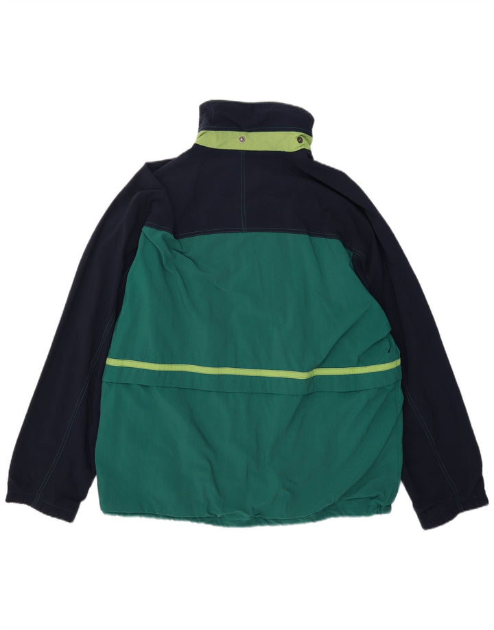 Lotto Herren-Windbreaker-Jacke, groß, grün, Farbblock