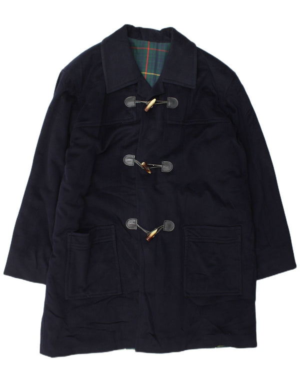 Vintage Herren Dufflecoat UK 44 2XL Marineblau