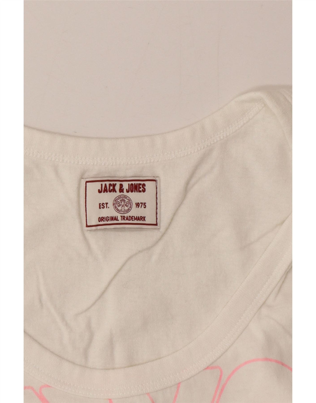 Canotta grafica da uomo Jack & Jones piccola bianca