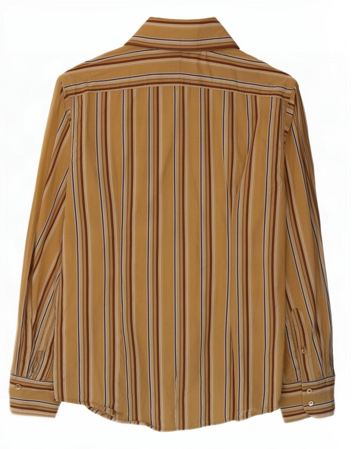 Camicia Benetton Uomo Beige Medio Righe