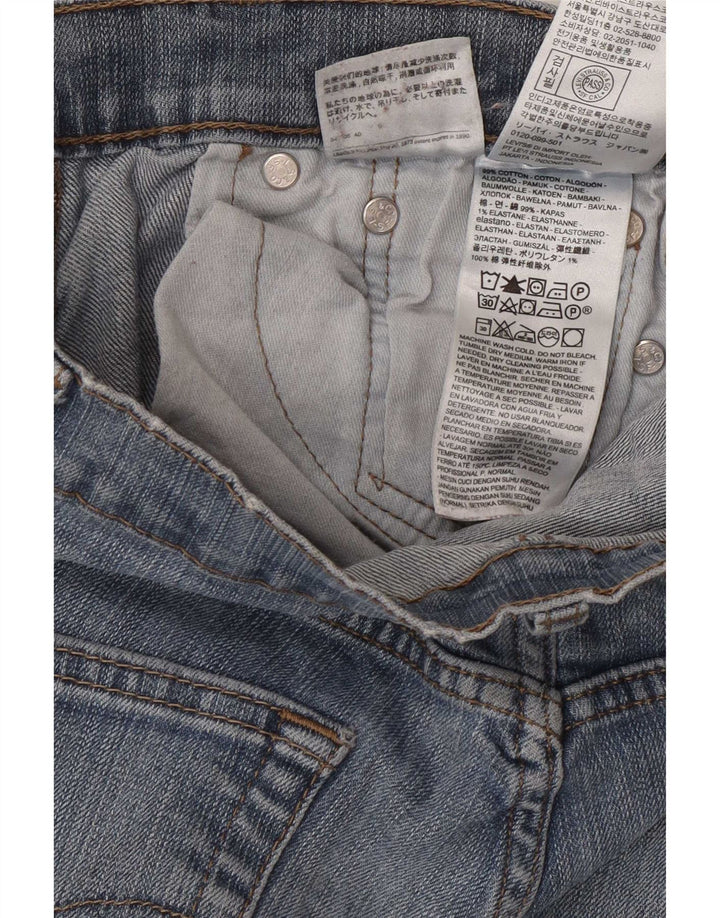 Женские узкие джинсы Levi's 511 W28 L30 синие, хлопок