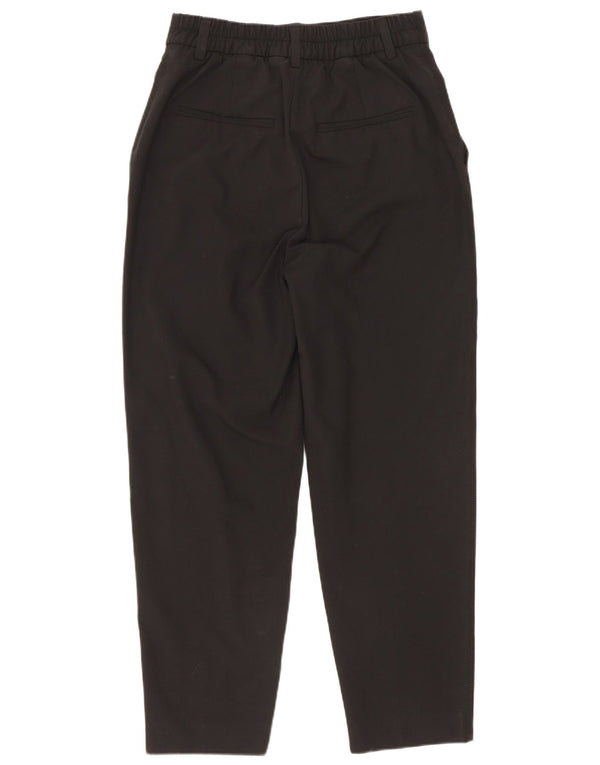 Damskie zwężane spodnie garniturowe Zara z wysokim stanem EU 32 2XS W22 L24 czarne