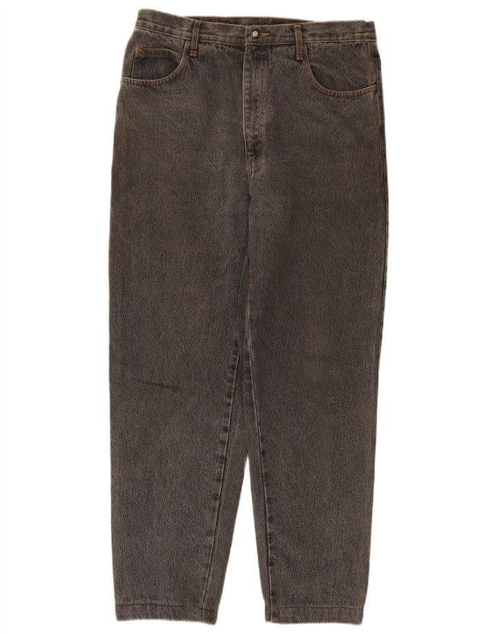 VINTAGE Womens Tapered Jeans W32 L30 Grey