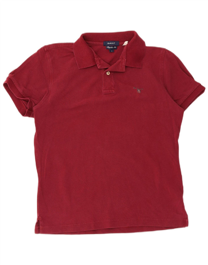 Polo Gant da uomo vestibilità regolare piccola rossa in cotone