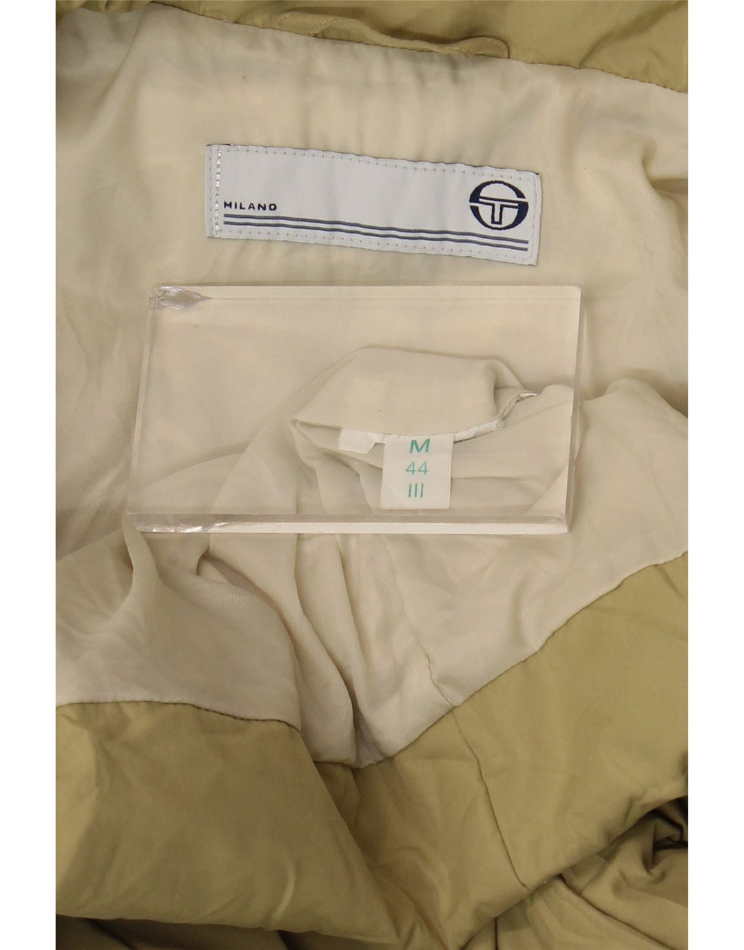 Sergio Tacchini Womens Padded Coat IT 44 Medium Khaki