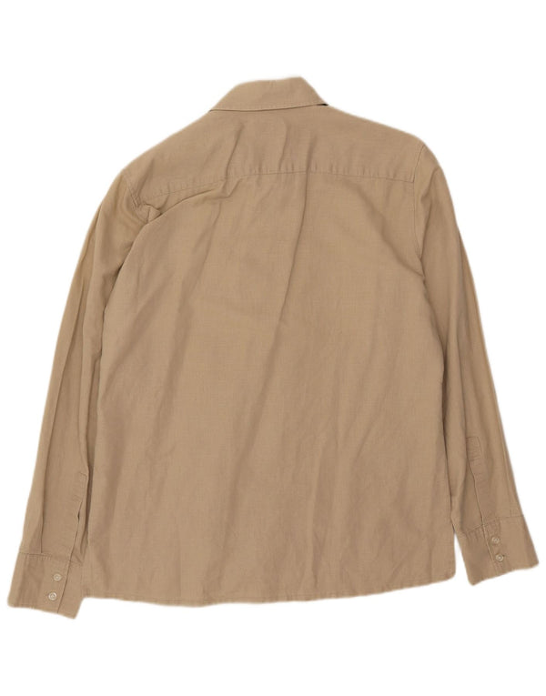 Chemise Homme Rifle Lin Beige Moyen