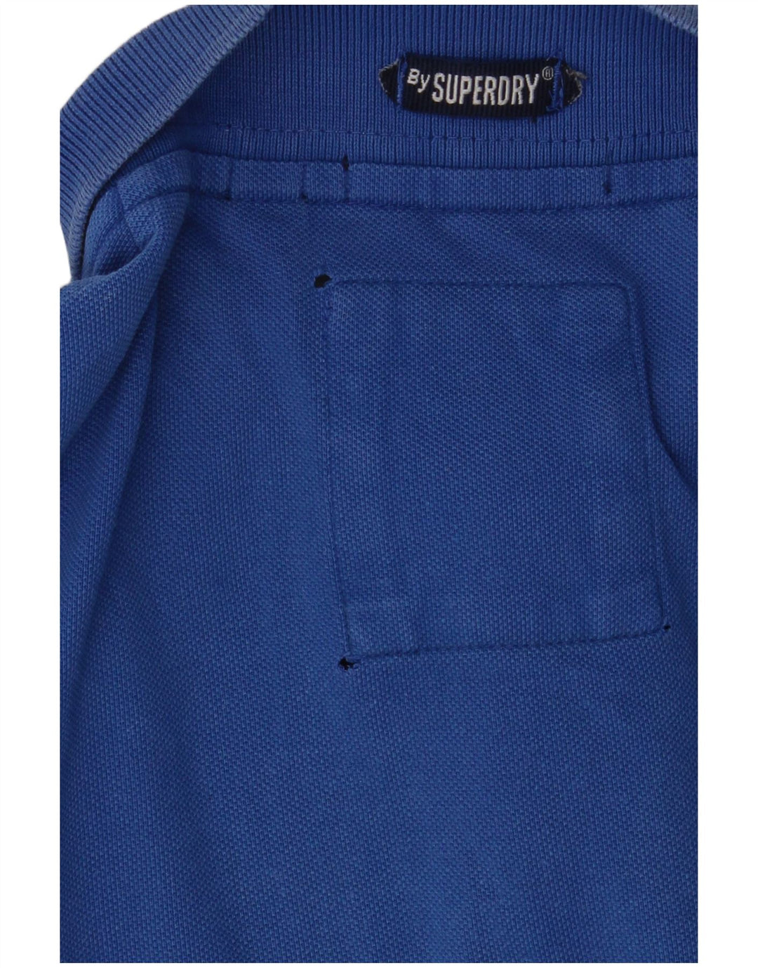 Superdry Mens Graphic Polo Shirt 2XL Blue Cotton