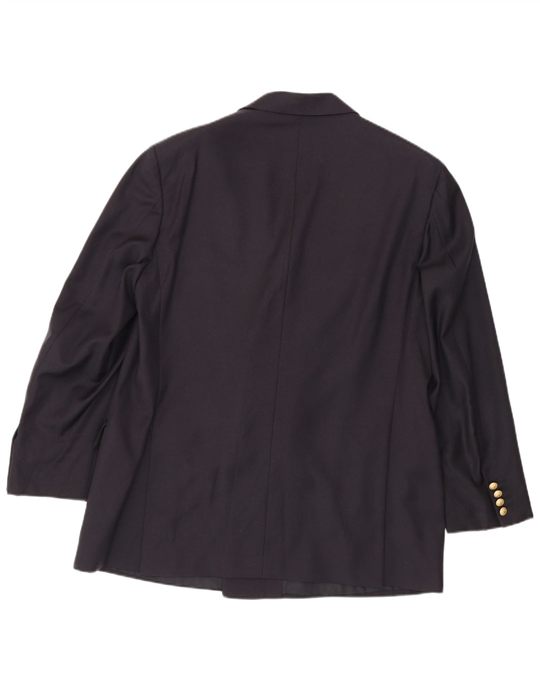 Cantarelli Mens Double Breasted Blazer Jacket UK 40 Large Black