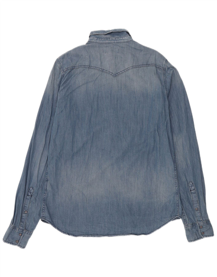 Diesel Chemise en Jean XL Bleu Coton Homme