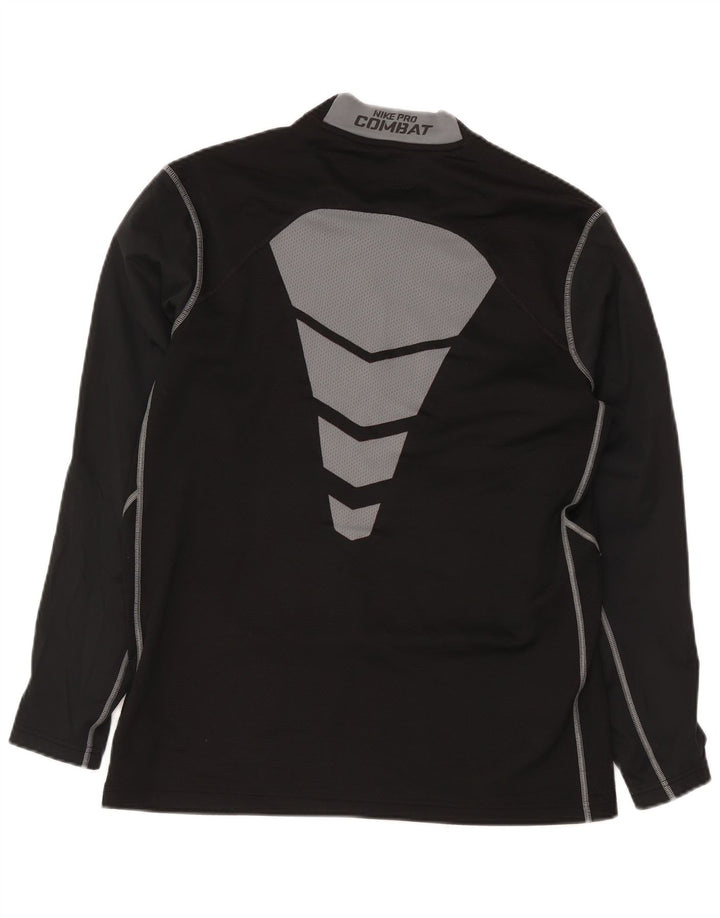 Nike Herre Dri Fit Top Langærmet XL Sort Colourblock Polyester