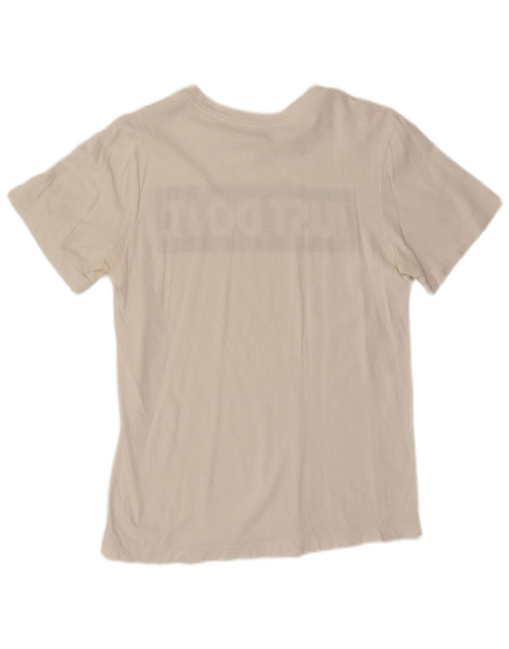Nike Mens Graphic T-Shirt Top Small White Cotton