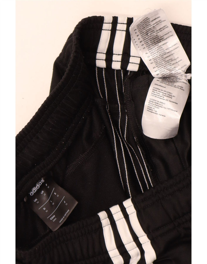 ADIDAS Mens Tracksuit Trousers Medium  Black Polyester