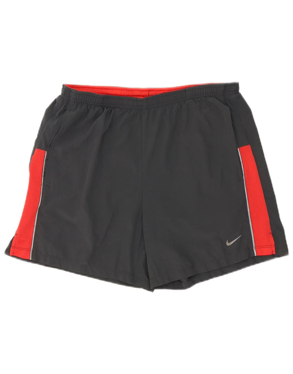 Ανδρικά σορτς Nike Dri Fit με μεσαίο γκρι χρώμα, πολυεστέρας