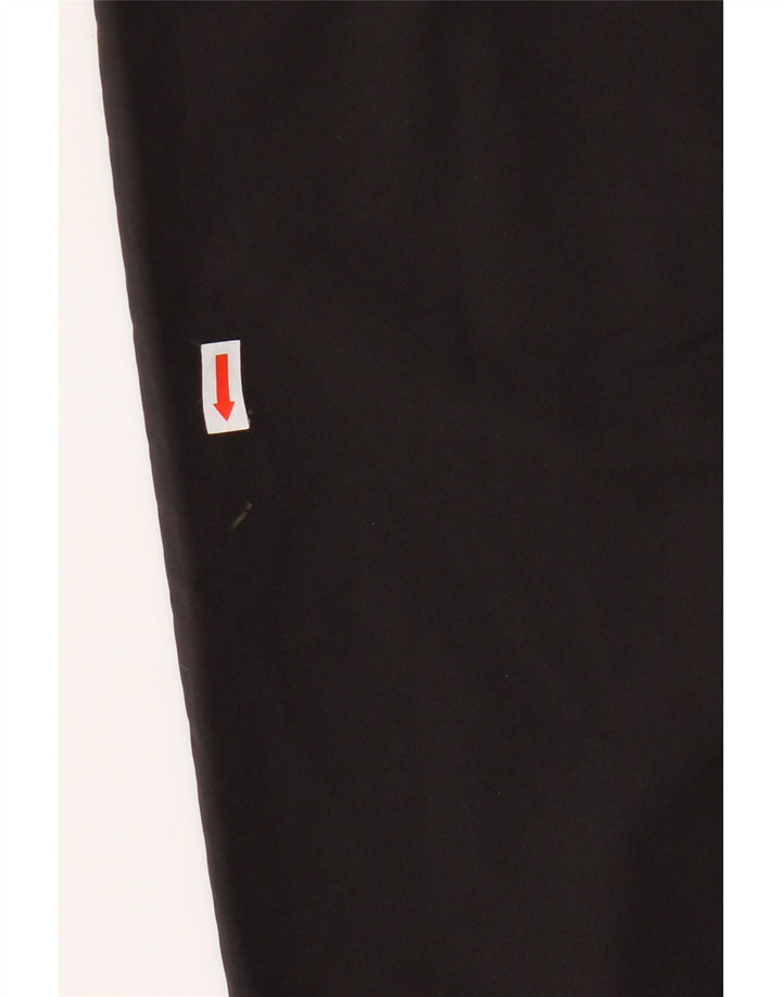 IZOD Mens Straight Chino Trousers W36 L30 Black Polyester