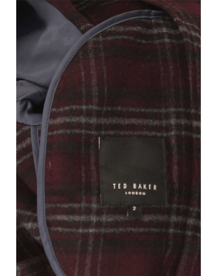 Ted Baker Ανδρικό μπουφάν Bomber Size 2 Small Burgundy