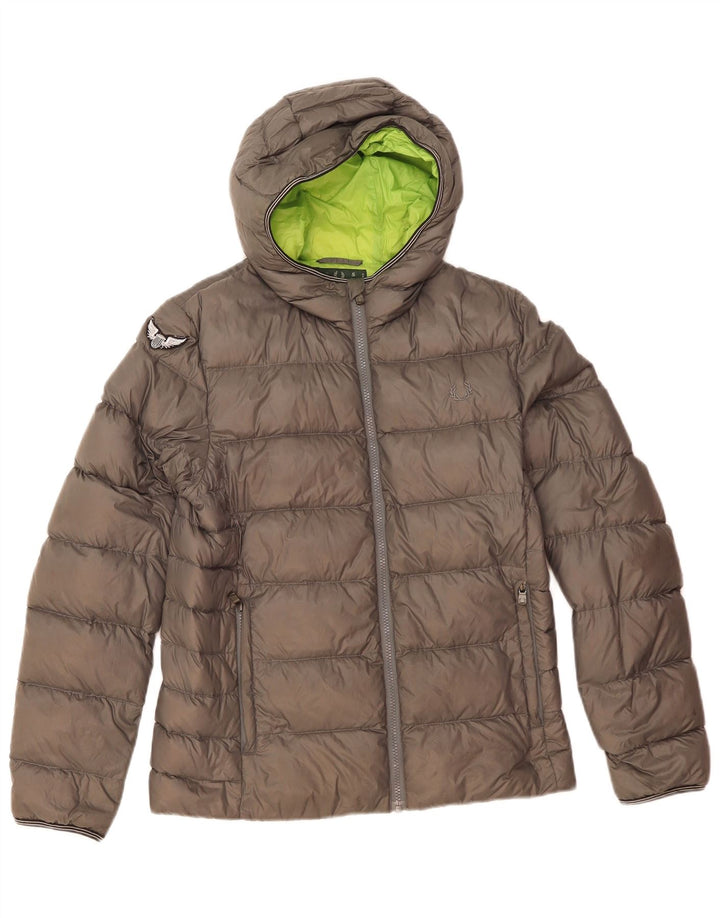 Męska ocieplana kurtka z kapturem Fred Perry UK 36 Small Grey