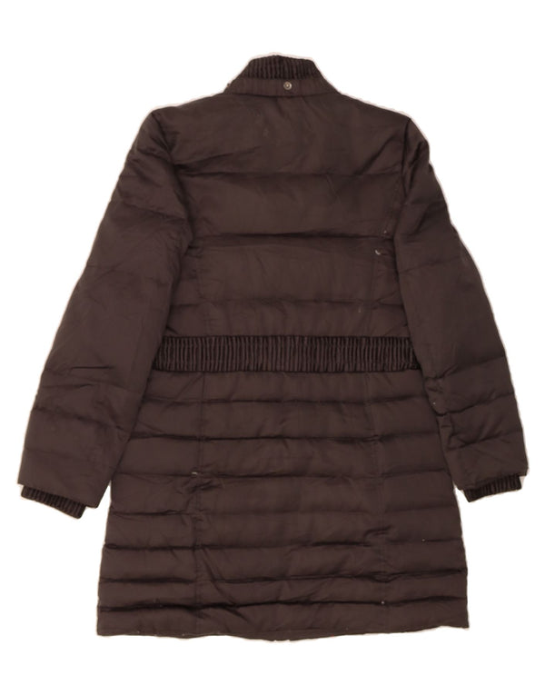 DKNY Womens Oversized Padded Coat UK 10 Small Black Polyester