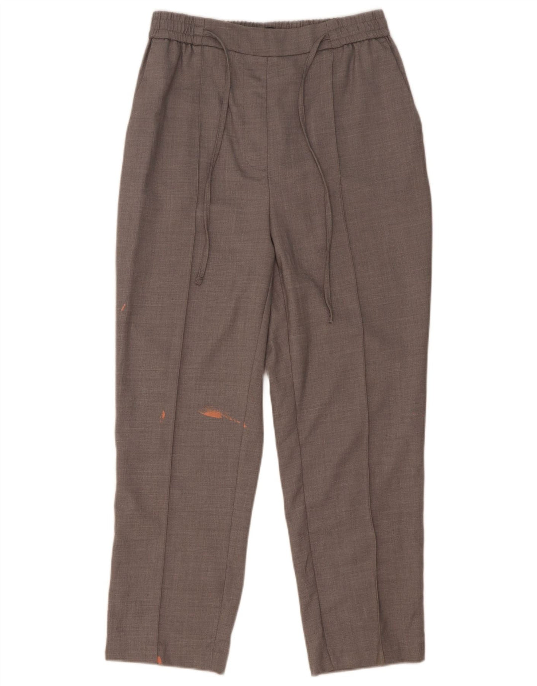 Zara koniske chinobukser til kvinder Medium W28 L26 Grå polyester