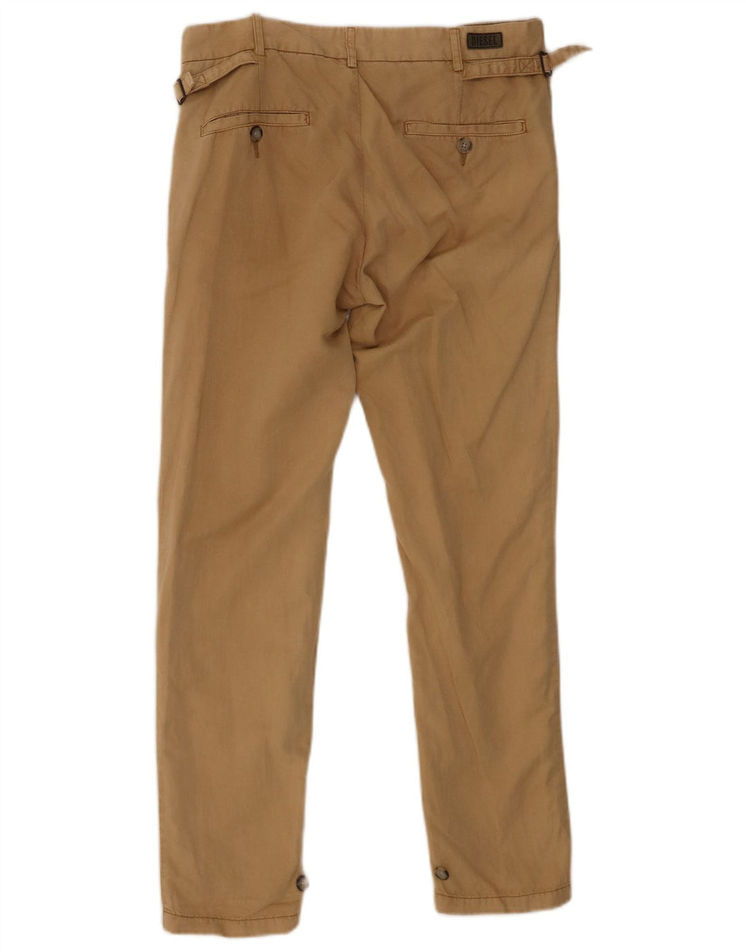 DIESEL Calça Chino Feminina Slim W29 L30 Algodão Bege