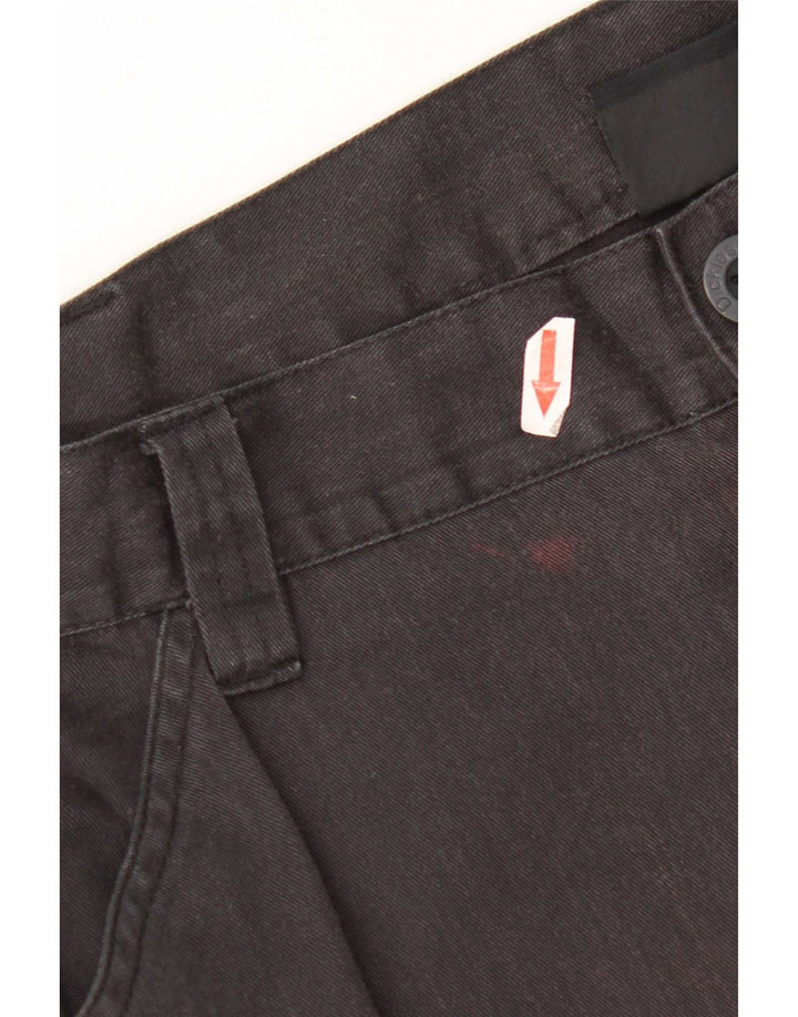 Dickies Mens Straight Cargo Trousers W36 L30 Black Polyester