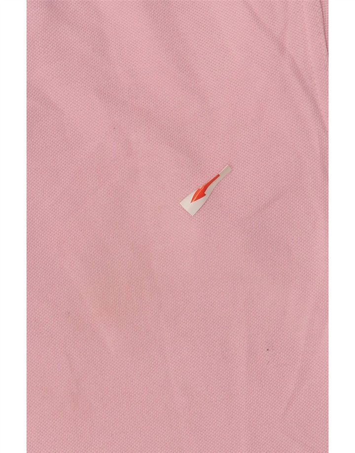 J. Crew Mens Polo Shirt Medium Pink Cotton