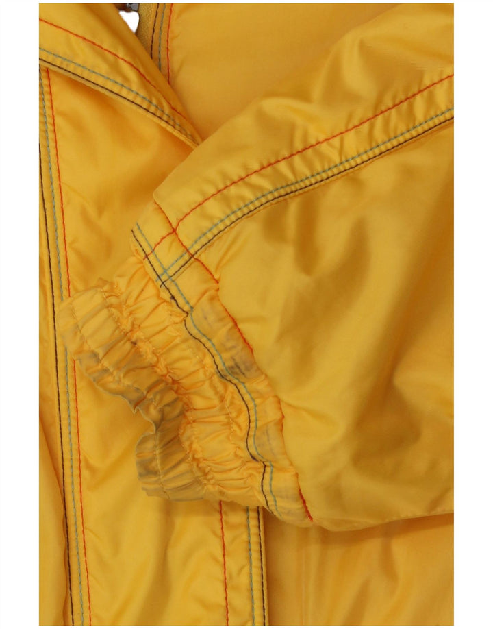 Ellesse Damen-Skijacke mit Kapuze, übergroß, UK 12, Mittelgelb, Polyamid