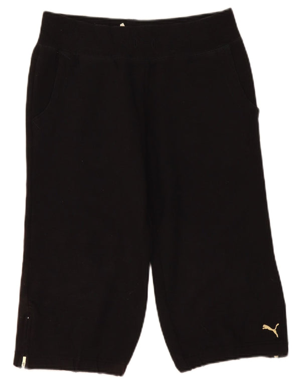 Женские спортивные шорты-бермуды Puma UK 8, маленькие черные хлопковые