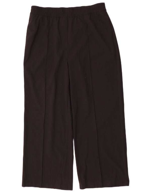 Женские широкие брюки чинос Marks & Spencer UK 18 XL W38 L31 черные