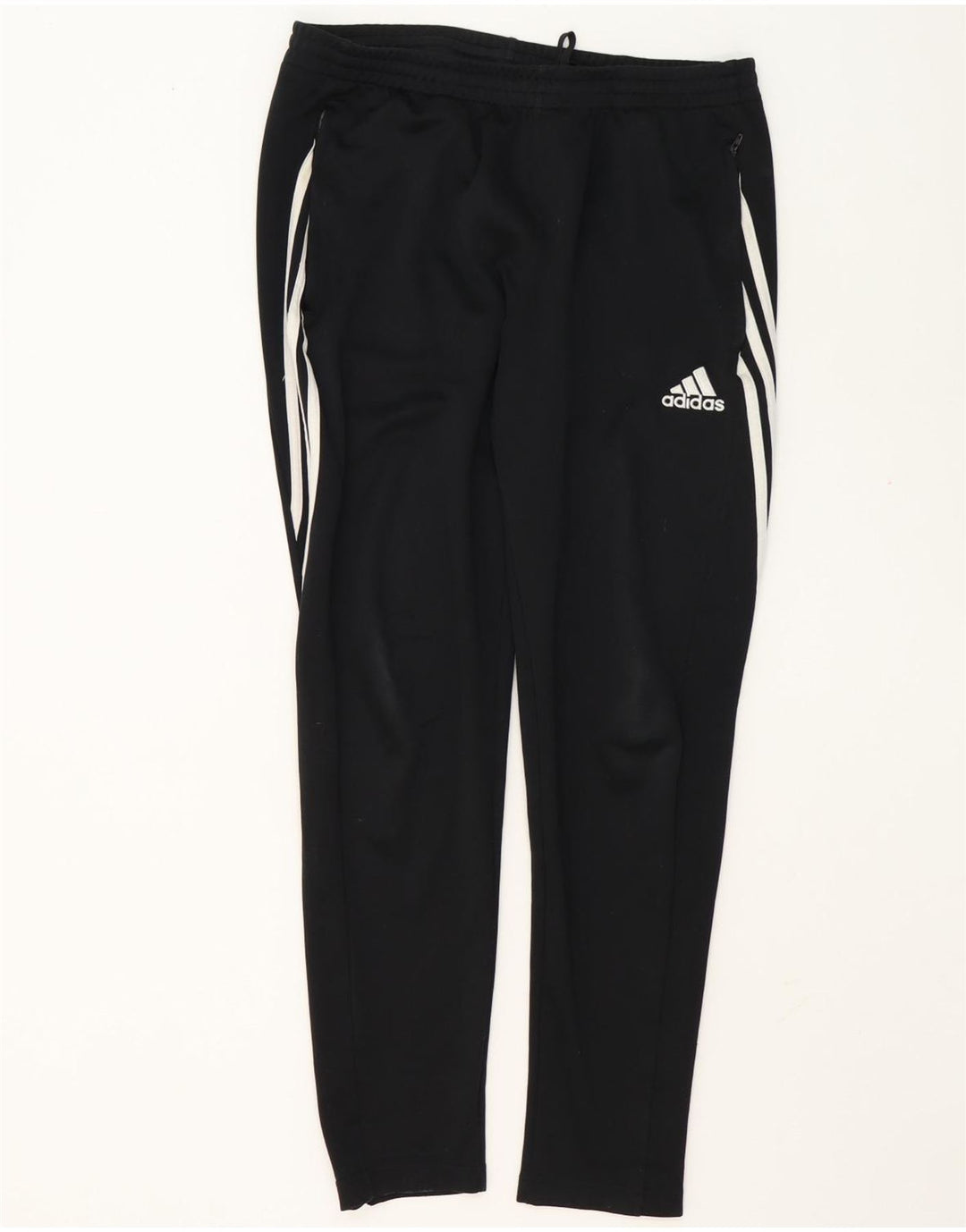 Męskie spodnie dresowe Adidas Climalite, duże, czarne, poliestrowe